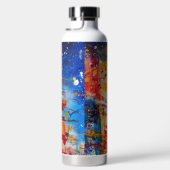 Abstrakter Tropfen Paint Trinkflasche (Rechts)