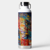 Abstrakter Tropfen Paint Trinkflasche (Vorderseite)
