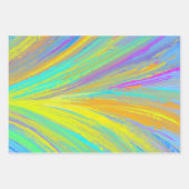 Abstrakter tropischer Sommerspass Geschenkpapier Set (Vorderseite)