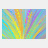 Abstrakter tropischer Sommerspass Geschenkpapier Set (Vorderseite 3)