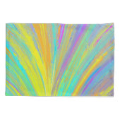 Abstrakter tropischer Sommerspass Kissenbezug (Rückseite-Links)