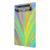 Abstrakter tropischer Sommerspass Mini Klemmbrett (Gewinkelt2)