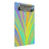 Abstrakter tropischer Sommerspass Mini Klemmbrett (Schrägansicht)