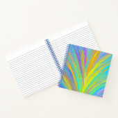 Abstrakter tropischer Sommerspass Notizblock (Innenseite)