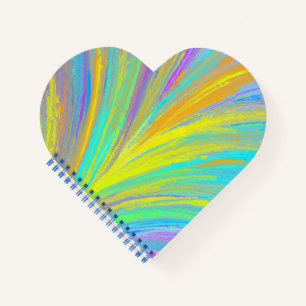 Abstrakter tropischer Sommerspass Notizblock