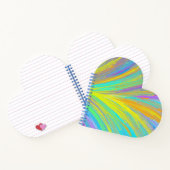 Abstrakter tropischer Sommerspass Notizblock (Innenseite)