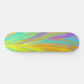 Abstrakter tropischer Sommerspass Skateboard (Horizontal)