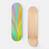 Abstrakter tropischer Sommerspass Skateboard (Vorderseite)