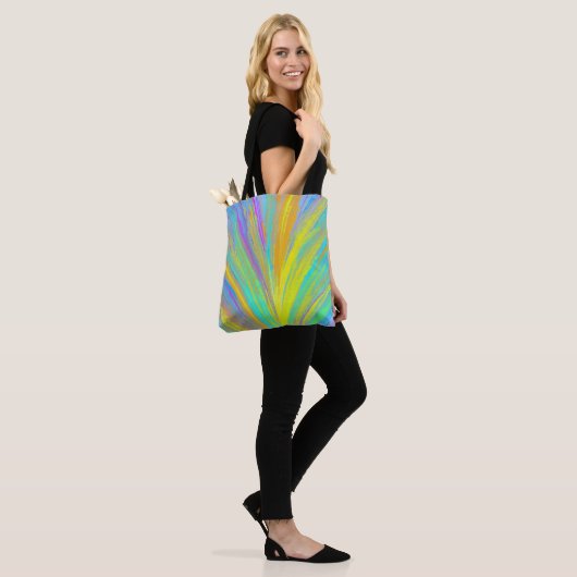 Abstrakter tropischer Sommerspass Tasche (Am Model)