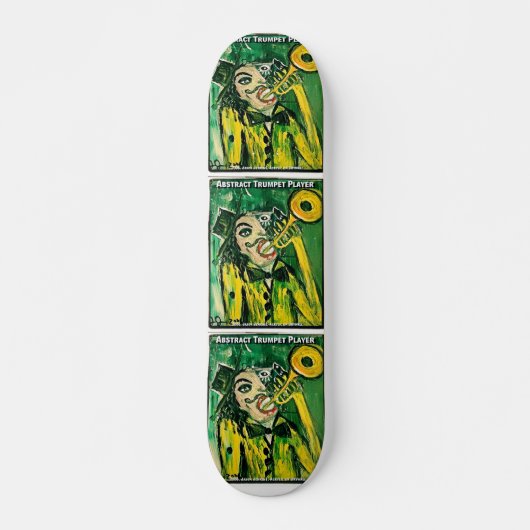 ABSTRAKTER TRUMPET PLAYER SKATEBOARD (Vorne)