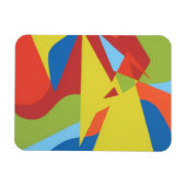 Abstrakter Tukanschnabel-Magnet Magnet (Horizontal)