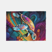 ABSTRAKTER TURTBLANKET FLEECEDECKE (Vorderseite (Horizontal))