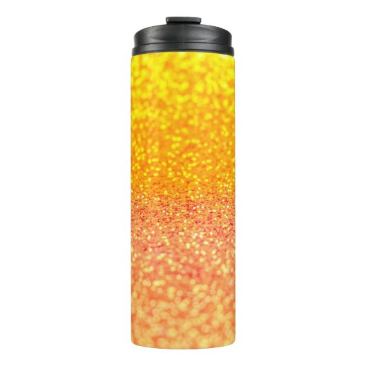 Abstrakter Twinkle: farbenfrohe Hintergrundemuster Thermosbecher (Vorderseite)