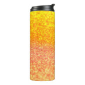 Abstrakter Twinkle: farbenfrohe Hintergrundemuster Thermosbecher (Nach links gedreht)