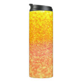 Abstrakter Twinkle: farbenfrohe Hintergrundemuster Thermosbecher (Nach rechts gedreht)