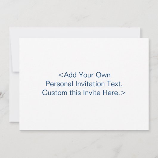 Abstrakter "typischer Tag" Einladung (Rückseite)