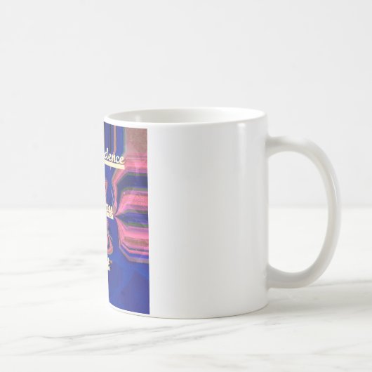 Abstrakter Unabhängigkeitstag Feier Kunst Kaffeetasse (Rechts)