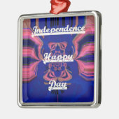 Abstrakter Unabhängigkeitstag Feier Kunst Ornament Aus Metall (Links)