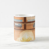 Abstrakter und gemütlicher Boho-Stil Kaffeetasse (Mittel)