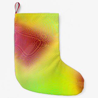 abstrakter unscharfer Hintergrund. mehrfarbige Gra Kleiner Weihnachtsstrumpf