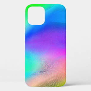 abstrakter unscharfer Hintergrund, mehrfarbige tre Case-Mate iPhone Hülle