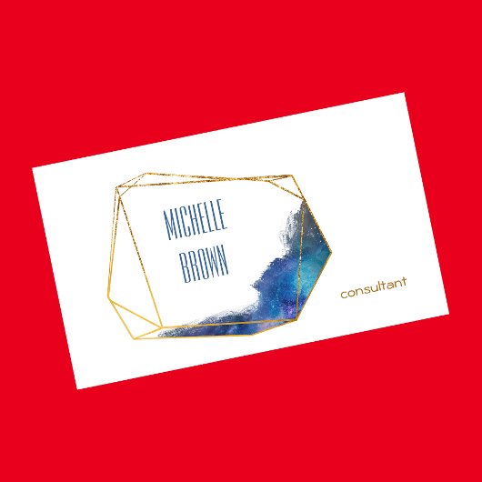 Abstrakter Unternehmensberater Visitenkarte