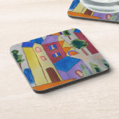 Abstrakter Untersetzer im Sommer (Linke Seite)