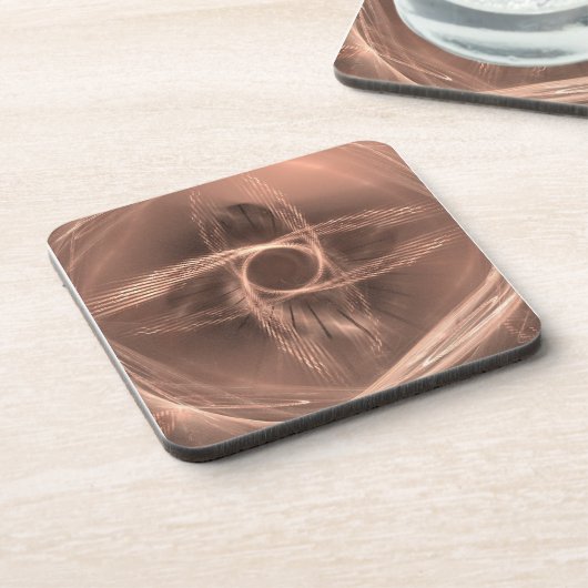 Abstrakter Unterwasserpropeller Getränkeuntersetzer (Linke Seite)