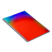 abstrakter verschwommener Hintergrund, farbiger Vi Notizblock (Rechte Seite)