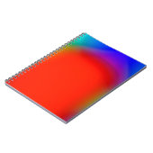 abstrakter verschwommener Hintergrund, farbiger Vi Notizblock (Linke Seite)