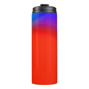 abstrakter verschwommener Hintergrund, farbiger Vi Thermosbecher