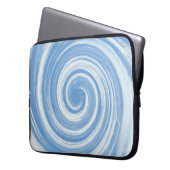 abstrakter verschwommener Hintergrund, Vintager ge Laptopschutzhülle (Vorderseite Links)