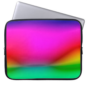 abstrakter verschwommener Lichterhintergrund, farb Laptopschutzhülle