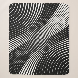 Abstrakter verzerrter diagonal gestreifter Hinterg Sherpadecke