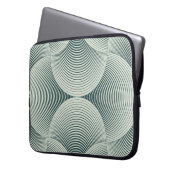 Abstrakter verzierter geometrischer Hintergrund de Laptopschutzhülle (Vorderseite Links)