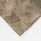 Abstrakter Vintage-Baseball Fleecedecke (Ecke)