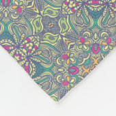 Abstrakter Vintager Hintergrund Fleecedecke (Ecke)