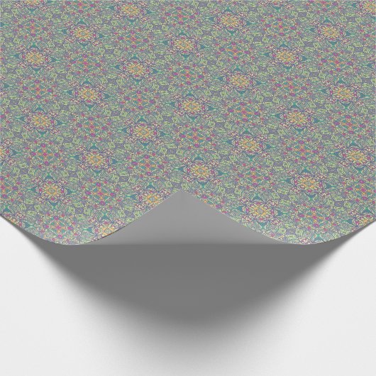 Abstrakter Vintager Hintergrund Geschenkpapier (Ecke)