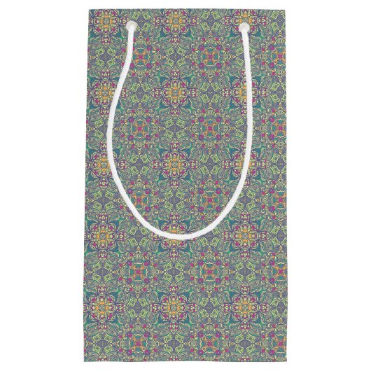 Abstrakter Vintager Hintergrund Kleine Geschenktüte (Vorderseite)