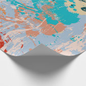 Abstrakter Vintager Hintergrund mit mehrfarbigem P Geschenkpapier (Ecke)