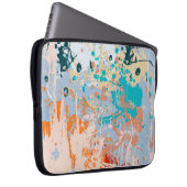 Abstrakter Vintager Hintergrund mit mehrfarbigem P Laptopschutzhülle (Vorne Rechts)