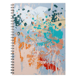 Abstrakter Vintager Hintergrund mit mehrfarbigem P Notizblock