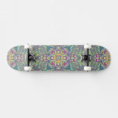 Abstrakter Vintager Hintergrund Skateboard (Horizontal)