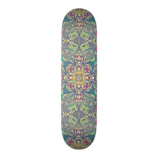 Abstrakter Vintager Hintergrund Skateboard