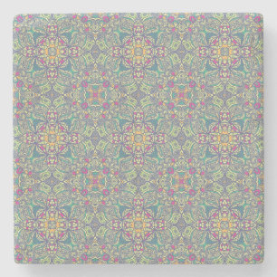 Abstrakter Vintager Hintergrund Steinuntersetzer