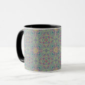 Abstrakter Vintager Hintergrund Tasse (Vorderseite Links)