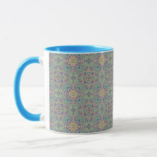 Abstrakter Vintager Hintergrund Tasse