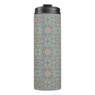 Abstrakter Vintager Hintergrund Thermosbecher