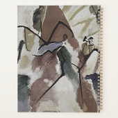 Abstrakter Vintager Kunstplaner Planer (Rückseite)
