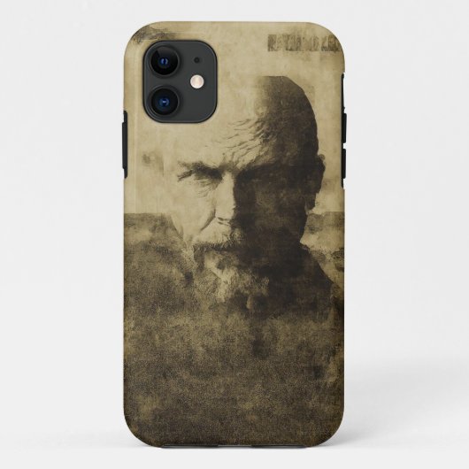 Abstrakter Vintager Portrait Mobile Case (Rückseite)